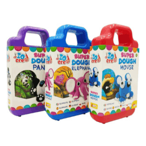 SUPER SOFT DOUG (PLASTICINE) MUIS, OLIFANT, PANDA WORD WILLEKEURIG VERZONDEN