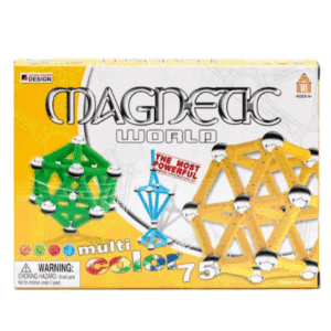 Magnetische blokken - Magnetic World 75pcs