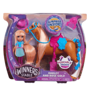 Winners Stable Doll And Horse OAKLEY&ROSE GOLD