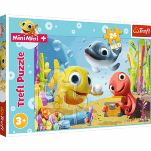 Trefl puzzel Maxi - Happy Fish MiniMini - 24 XXL stukjes kinderpuzzel.