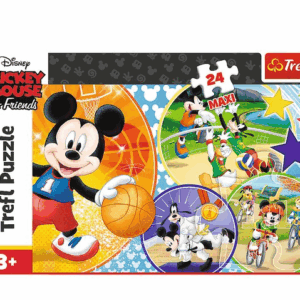 Mickey Mouse Puzzel - Time for playing sports!