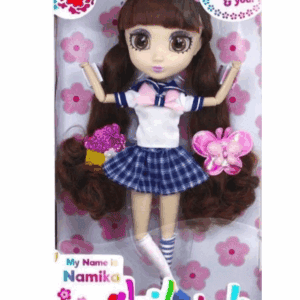 Shibajuku Girls Fashion, Girl Doll Namika With Hair & Clothing Accessories 13"