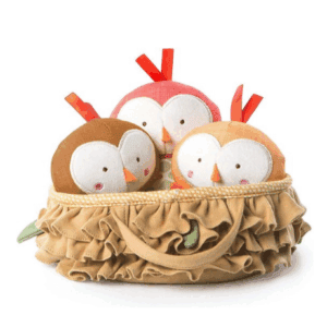 Bright Starts Simply Naturals Tweeting Birds in a Nest Set