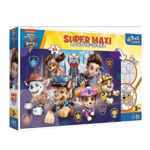 SUPER MAXI DOUBLE-SIDED PUZZEL 3 IN 1 PAW PATROL 24PCS