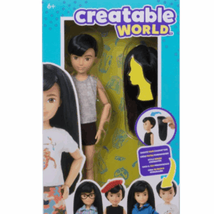 Creatable World Character Starter Kit 2 Black Straight - Genderneutrale Pop