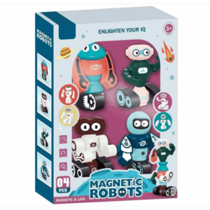 MAGNETISCHE BOUWBLOKKEN ROBOTS 4 STUKS MAGNEET