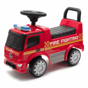 Baby Mix – Loopauto Mercedes Brandweer – Rood – Met Geluid & Licht – Vanaf 1 Jaar