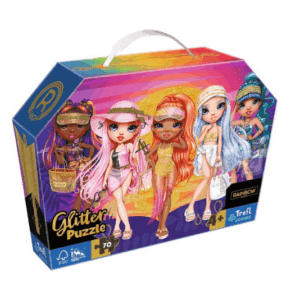 Trefl Trefl 70 glitter in a box - Glitter Dolls / MGA Rainbow High_FSC Mix 70%.