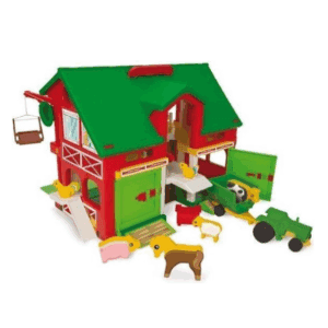 Wader Boerderij Speelset Rood 37 X 35 X 30 Cm