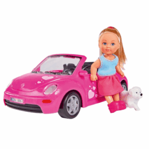 Simba - Evi Love - Evi met Beetle Wagen 23cm - minipop - vanaf 3 jaar
