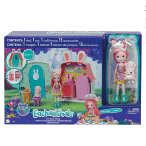 Enchantimals Speelset Bree Bunny Meisjes 15,2 Cm Roze 18-delig