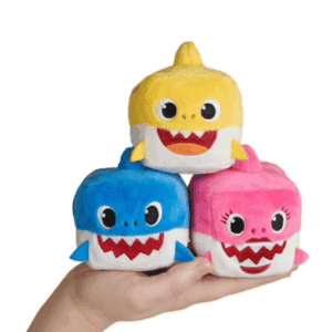 Baby Shark knuffel met geluid 20 cm - assorti uitgeleverd