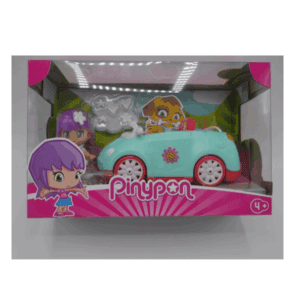 Pinypon cabriolet wagen met speelfiguur.