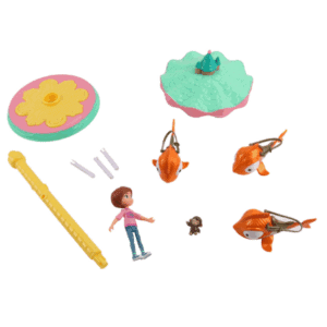 Jonotoys Speelset Wonderpark Draaimolen Junior 22 Cm 6-delig